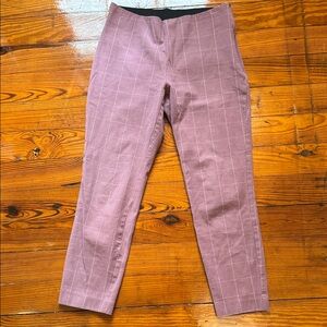 A New Day Women's Pink Checkered Cropped Pants